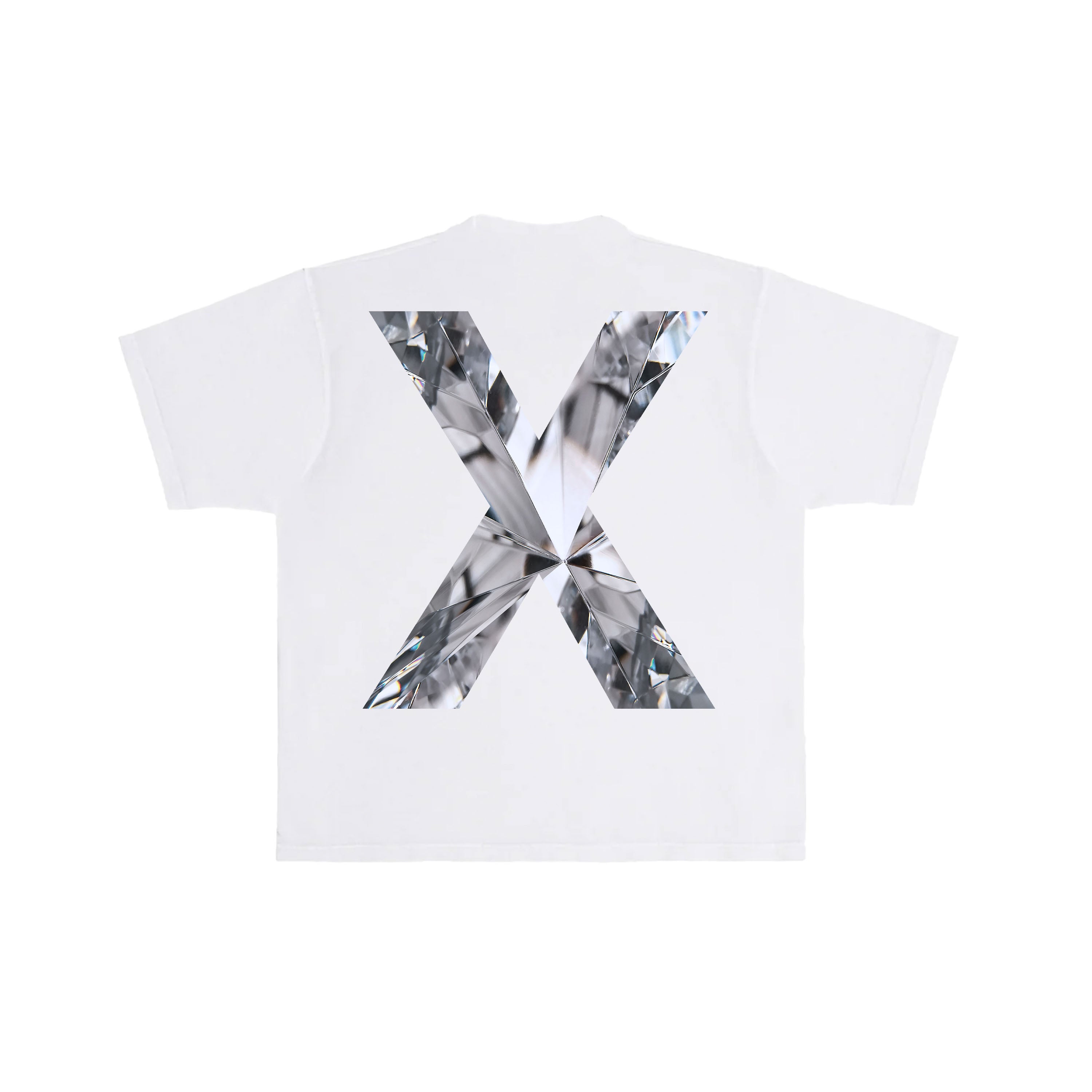 white Essentials tee