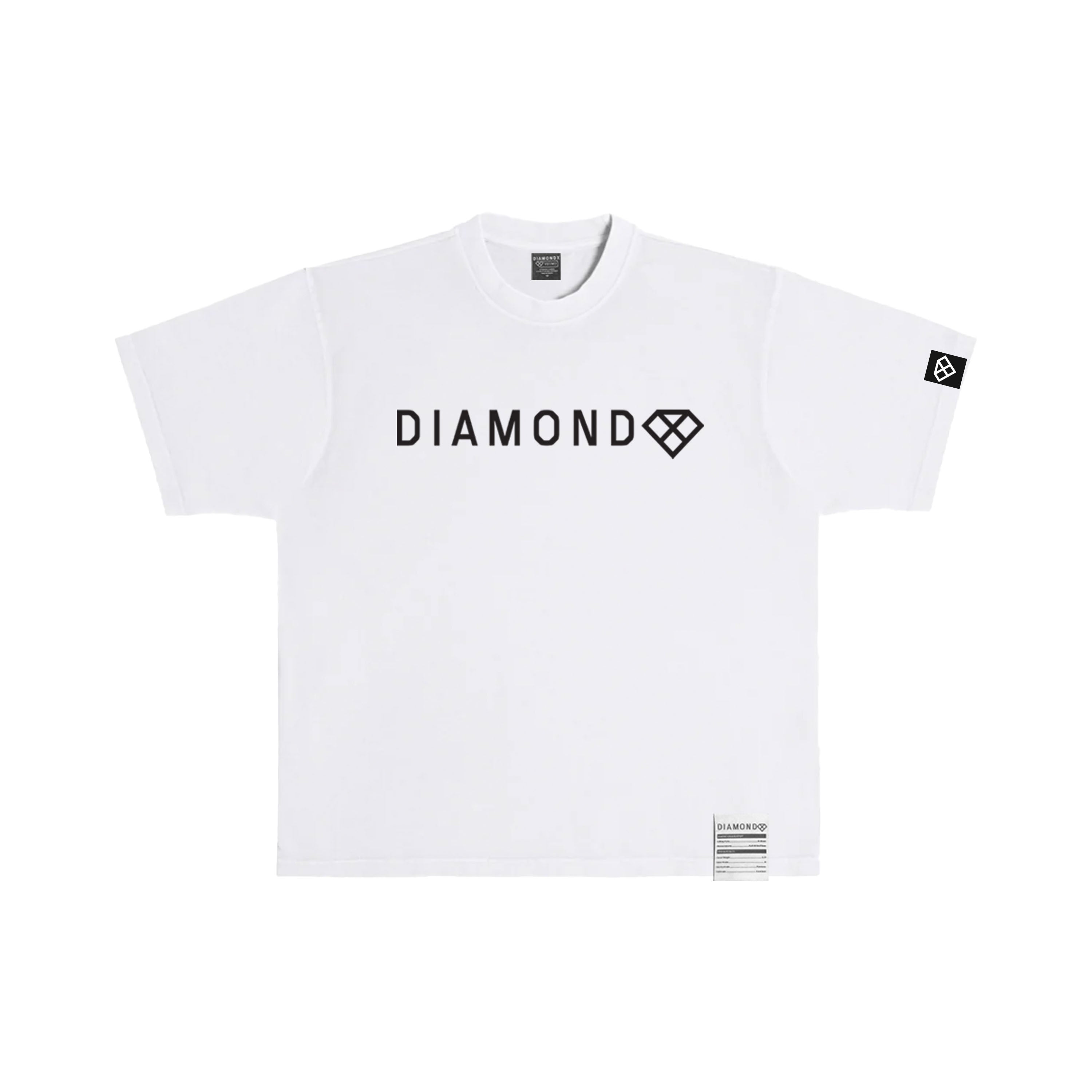 white Essentials tee
